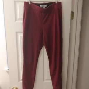 Old Navy Thick burgundy Leggings